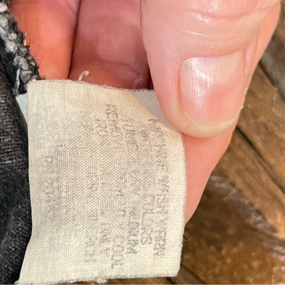 Vintage 80’s Chic Jeans Waist Black Relaxed Fit Tapered Leg size 6 - Picture 12 of 12